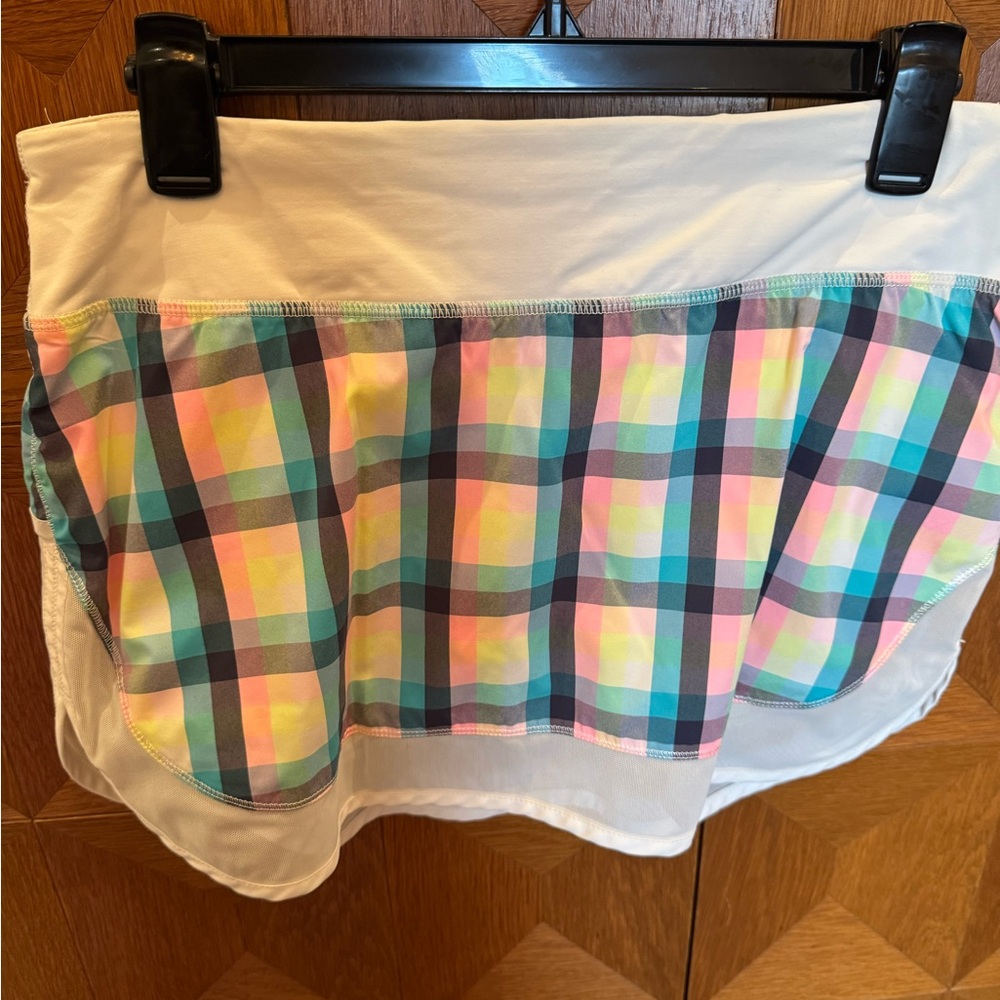 Lululemon Plaid Skirt with shorts